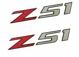 Z51 Front Fender Vent Decals for C7 Corvette Stingray